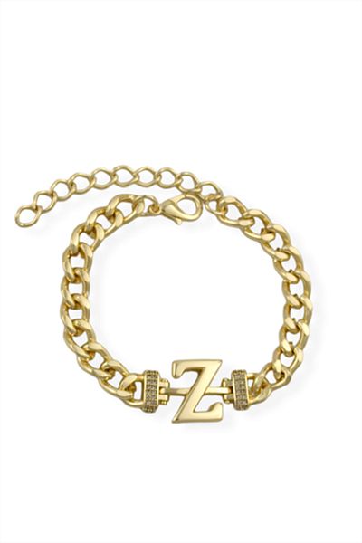 Çlk Accessories سوار حرف Z مميز حجر الزركون