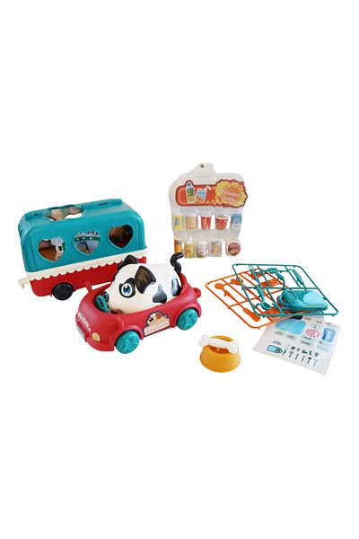 Ogi Mogi Toys Sprachgesteuertes Set mit Hund, Auto und Snackwagen