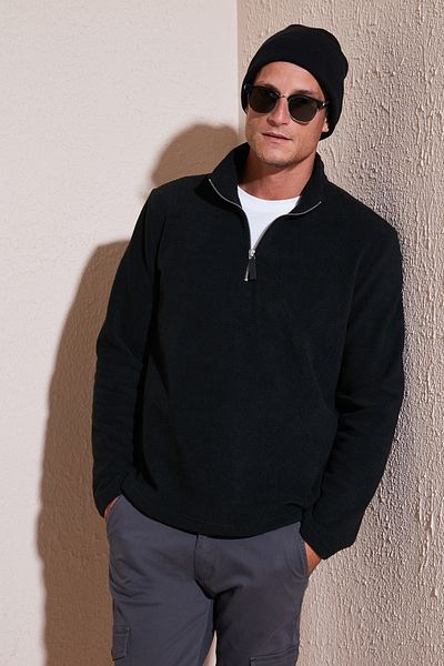 Buratti Slim Fit Stand Γιακάς Winter Raised Fleece Ανδρικό FLEECE 5906053