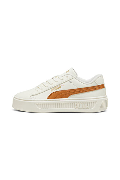 Puma Smash Platform v3 - PUMA Gold-Alb cald-Caramel Latte