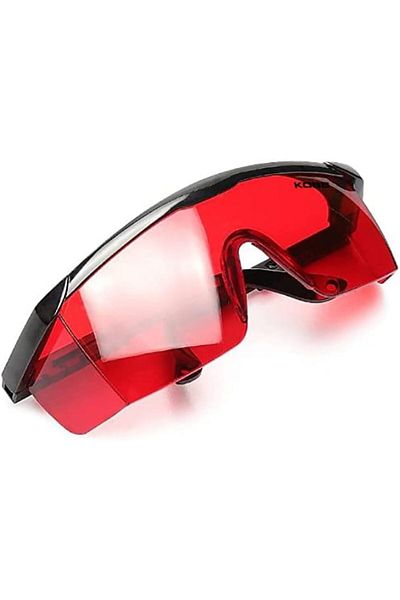STOREMAX Mu-Artshop Kbl1R Red Line Laser Tracking and Hair Removal Goggles, Red/Black Tnca 871