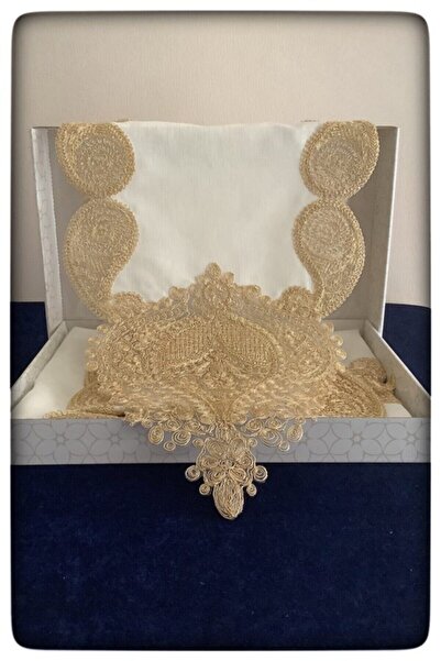 bursa çeyiz طقم صالة الكتان (الكتان) - 5 قطع