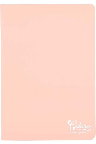 STOREMAX Sellbuystore Colors A5 60 Sheets Checkered Notebook, Salmon 1053513
