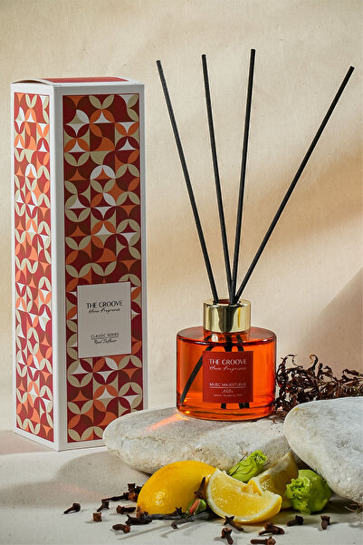 THE GROOVE Rose Misk 100 ml Silindir Çubuklu Oda Kokusu Parfümü Turuncu Musc ...