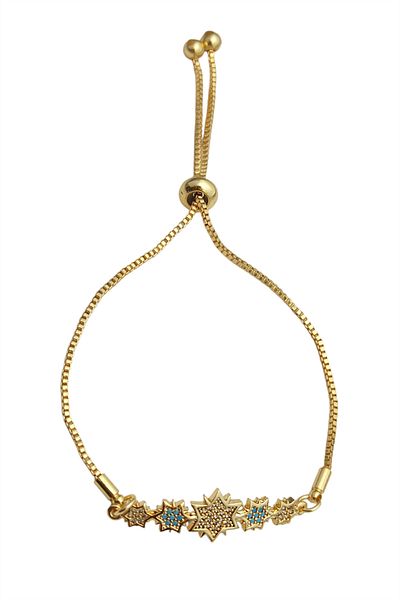 Çlk Accessories قسط المصعد صف حجر نجمة سوار