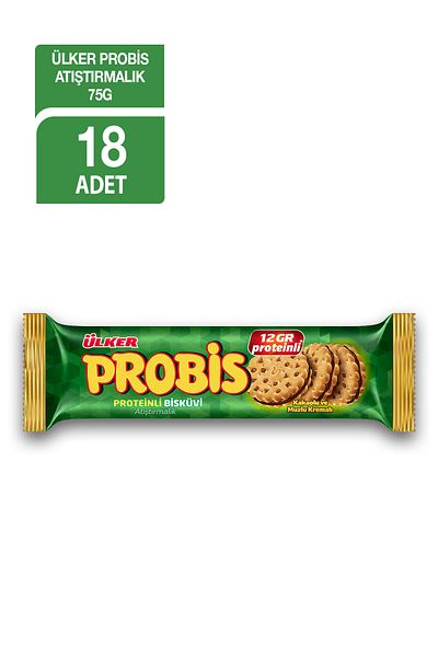 Ülker Probis 75 g 18 Pack Snack Biscuits