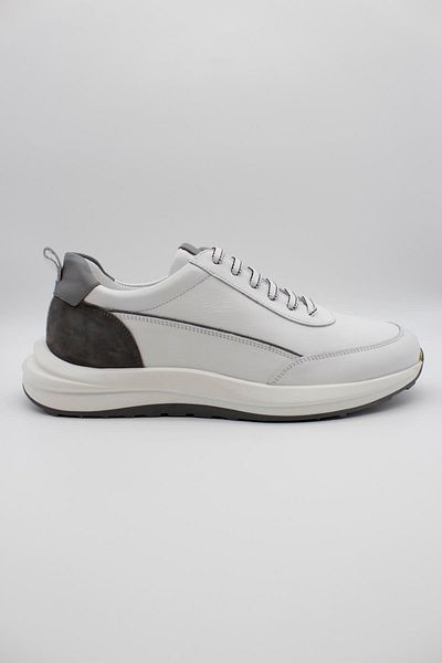 İmza White Genuine Leather Analine Eva Sole Lace-Up Casual Shoes 1033235112