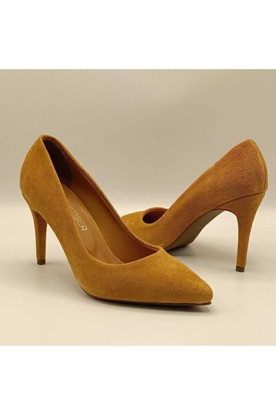 Ametist حذاء كارلين جلد سويدي بني - أنيق ومريح