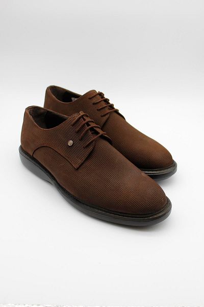 İmza Σκούρο καφέ Γνήσιο δέρμα Nubuck Eva Sole Laced Buckle Casual Παπούτσια 1033235122