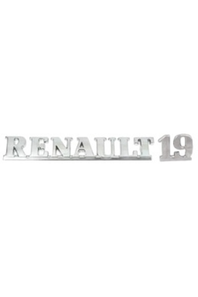 EDEXPORT RENAULT Uyumlu RENAULT 19 Krom Yazı