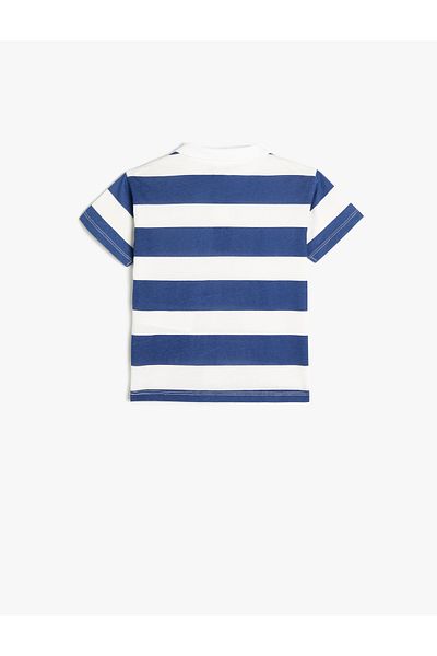Koton Tricou polo cu mânecă scurtă - Detaliu nasturi