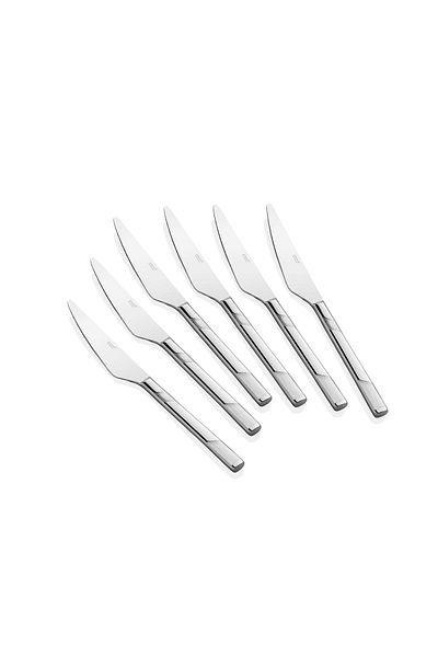 on-on 18/10 Cut 6-Piece Pearl Food Knife