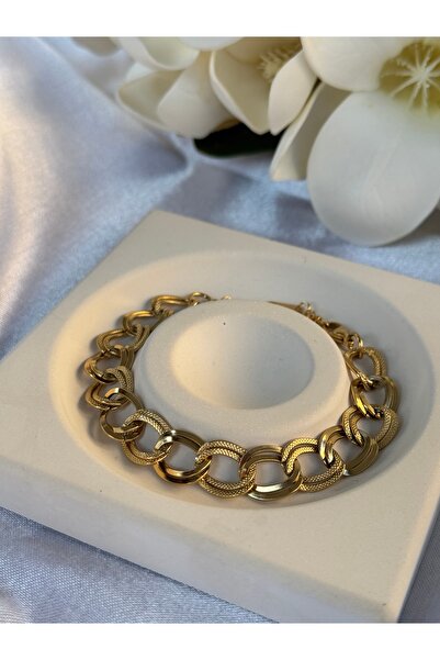 stainless steell GOLD SAMANYOLU TREND BİLEKLİK