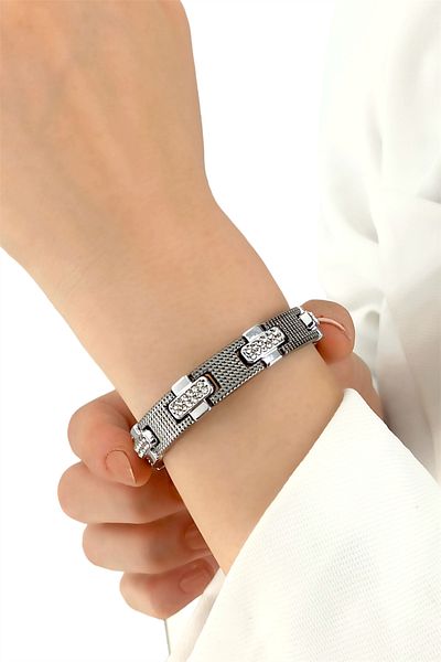 Çlk Accessories Premium Stone Detail Line Bracelet