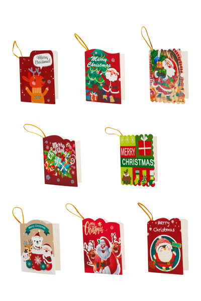 Yusuf Dirik YD Party Supplies بطاقة تهنئة بالعام الجديد مقاس صغير 5 × 7 سم قا...