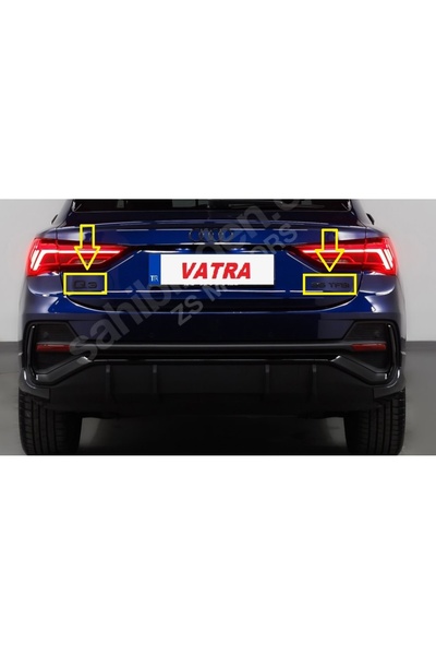 EDEXPORT Q3 35 TFSI Sportback S Line Uyumlu Q3 ve 30 TFSI Piano Black Bagaj Y...