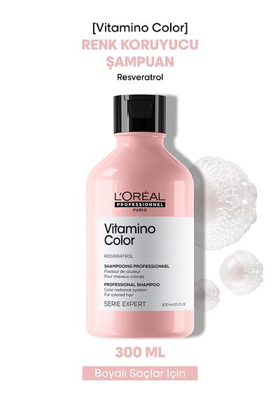 L'oreal Professionnel Serie Expert Vitamino Color - 300ml Color Protection Shampoo for Hair