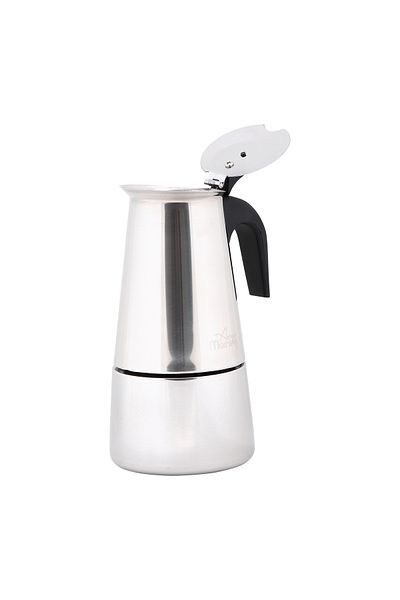 Any Morning Fe001-4 Espressomaschine aus Edelstahl - 200 ml Induktion