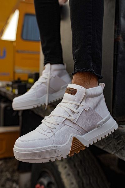 Chekich White Men's Boots