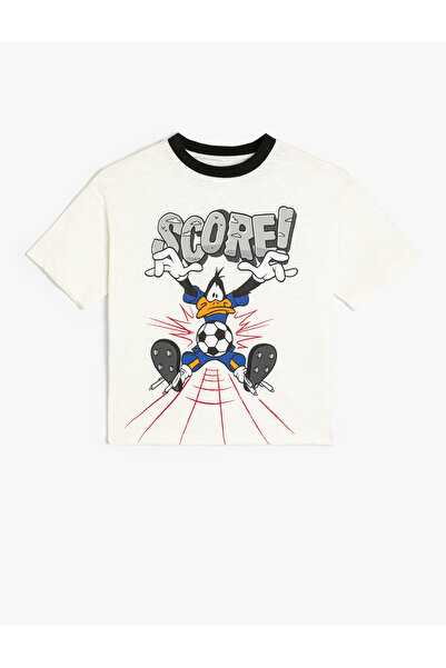 Koton Lizenziertes bedrucktes T-Shirt von Duffy Duck