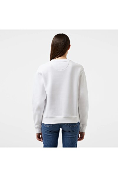 Guess Triangle Eco Sleek Poly Cotton Fleece Sweatshirt W4YQ26K9Z21-24K