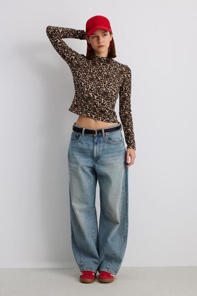 BABOKAH Visoka kragna Leopard dezen Vrh