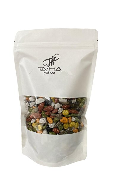 Ta-Ha Çikolatalı Çakıltaşı Draje 1 KG Çakıl Taşı