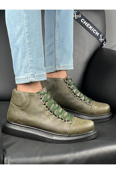 Chekich Khaki Men's Boots