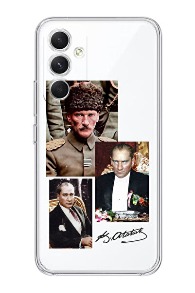 shoptocase Galaxy A34 Uyumlu ATATÜRK Desenli Telefon Kılıfı