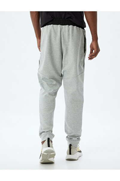 Koton Scuba-Stoff – Jogginghose mit Taschen, Streifendetail und Baumwollmischung