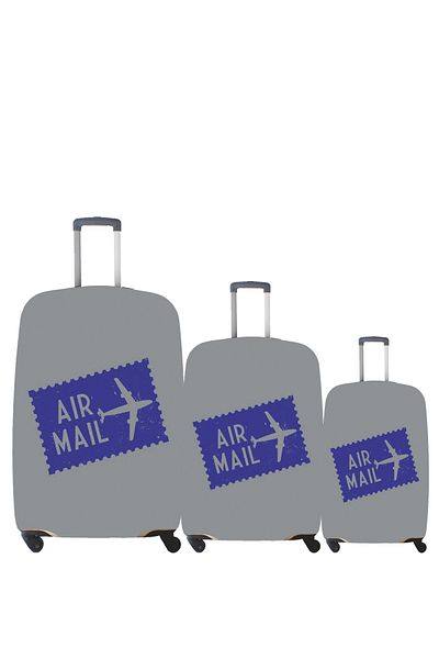 MY SARACİYE My Air Mail 24 - Large, Medium and Cabin Size Luggage and Suitcase Cover Set
