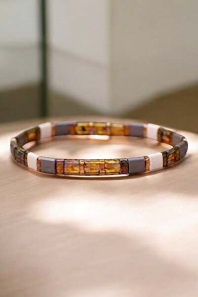 Atölye سوار تيلا بلون القهوة