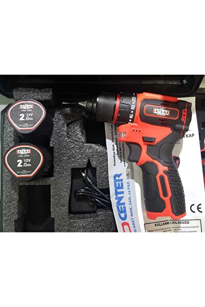 Atlas AKÜLÜ VİDALAMA  KÖMÜRSÜZ 12V 2 AH  40NM