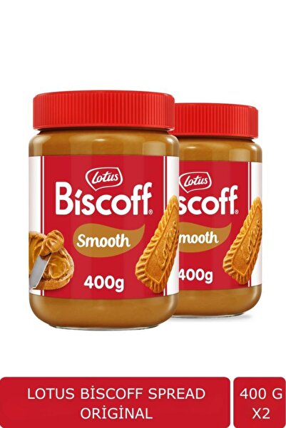 Lotus Biscoff Spread Sürülebilir Bisküvi Kreması Ezmesi 400 Gr x 2 ADET