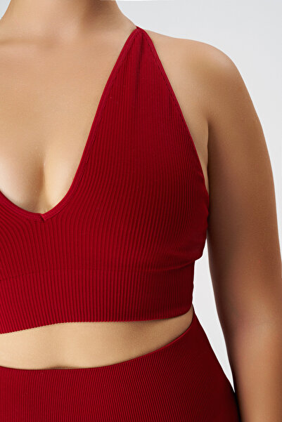 qlu Red Seamless Women's Triangle Bra - Attractive Collection Sports Bra