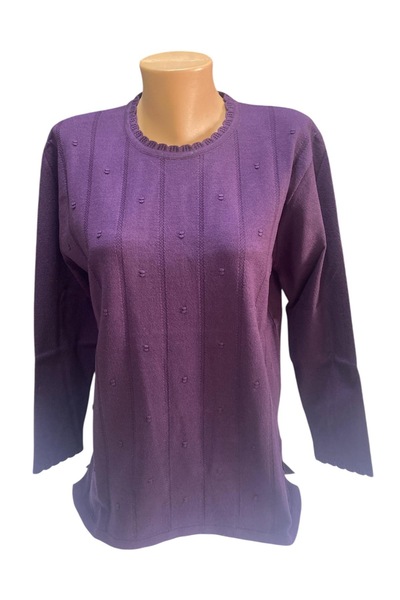 BURSPA Round Neck Winter Mother Sweater