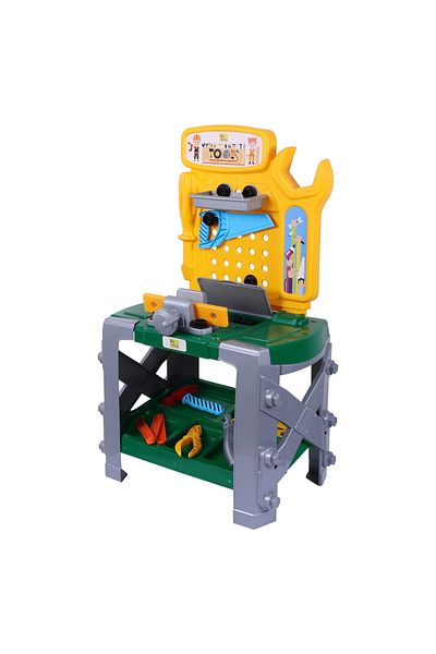 Ogi Mogi Toys Ogi Mogi Kinder-Werkzeugbank, 33-teiliges Konstruktionswerkbank mit elektrischer Bohrmaschine