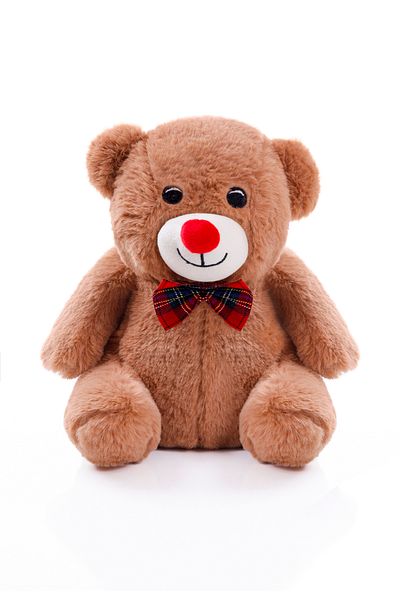 Ecrou 25 cm Brown Cute Bear Plush Muslin