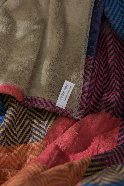 Dotamess Welsoft Double Color Tv Blanket - Printed, 130X170