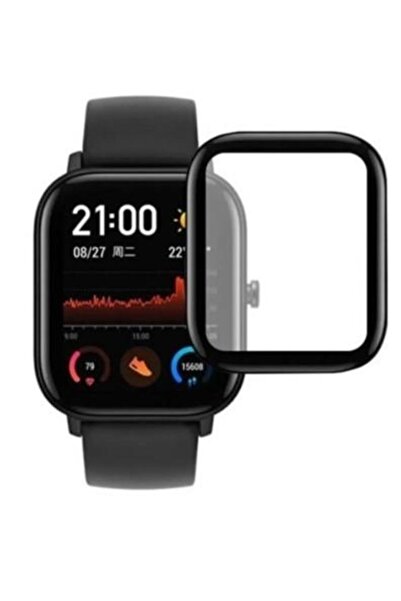 Mi7a Amazfit GTS 2 Akıllı Saat Uyumlu 5d Tam Kaplama Nano Ekran Koruyucu