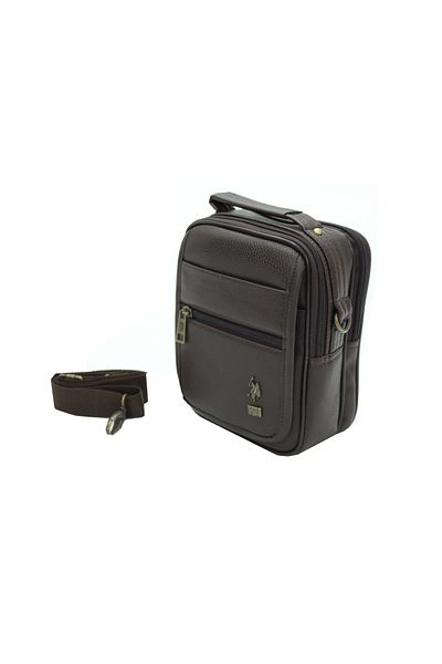 U.S. Polo Assn. Ανδρική τσάντα χαρτοφυλακίου Plevr 6765 Us Polo Assn από συνθετικό δέρμα με λουράκι ώμου και λαβή