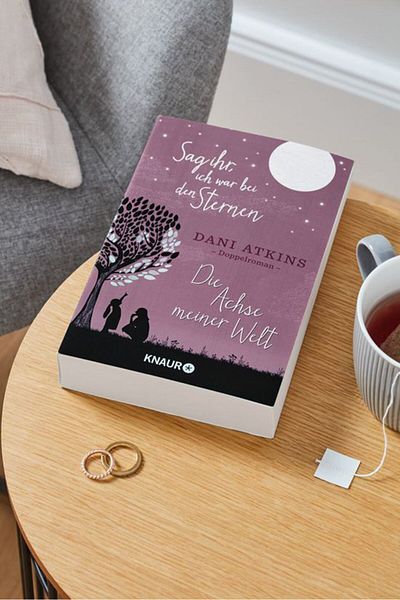Tchibo Novel Set Of 2 You Say I Was The Star And The Axes Of My World, Pink