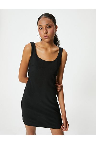 Koton Slim Fit Mini Pencil Dress - Χοντρές τιράντες
