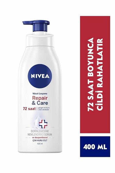 NIVEA 72 Hour Protector - Intensive Care Moisturizing Body Lotion, Dry Skin