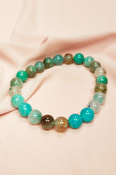 Royaleks Aquamarine Natural Stone Bracelet Boxed
