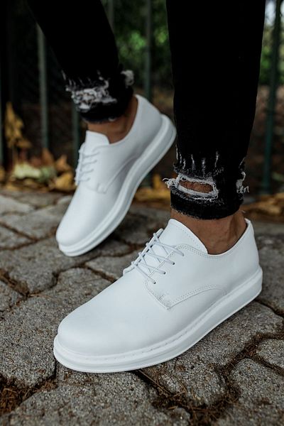 Chekich CBT CH003 Pelle Classica - Men's White Shoes