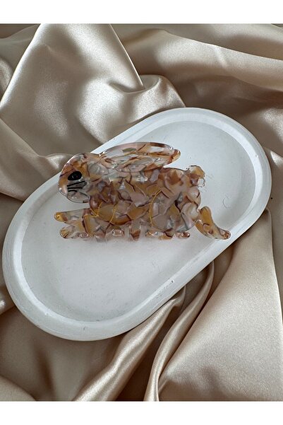 GLAURA Sedefli Kemik Tavşan Mandal Toka