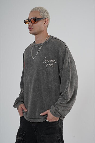 king brich Φούτερ Unisex με λαιμόκοψη μπροστά και πίσω με στάμπα που πλένεται