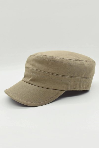 Külah Kastro Model Cotton Summer Men's Hat - Beige