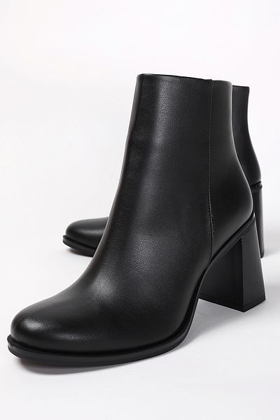 Liza Shoes Cizme cu toc cu fermoar lateral pentru femei Laura A006-K1013